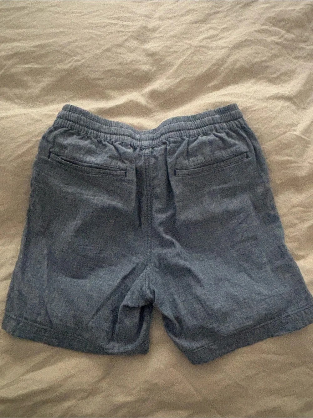 J CREW Men's Blue Drawstring Denim Shorts